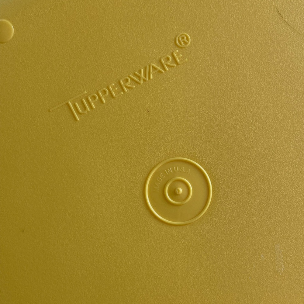 (8) Vintage Tupperware Slotted Food Lunch Dinner Trays - Picture 7 of 9